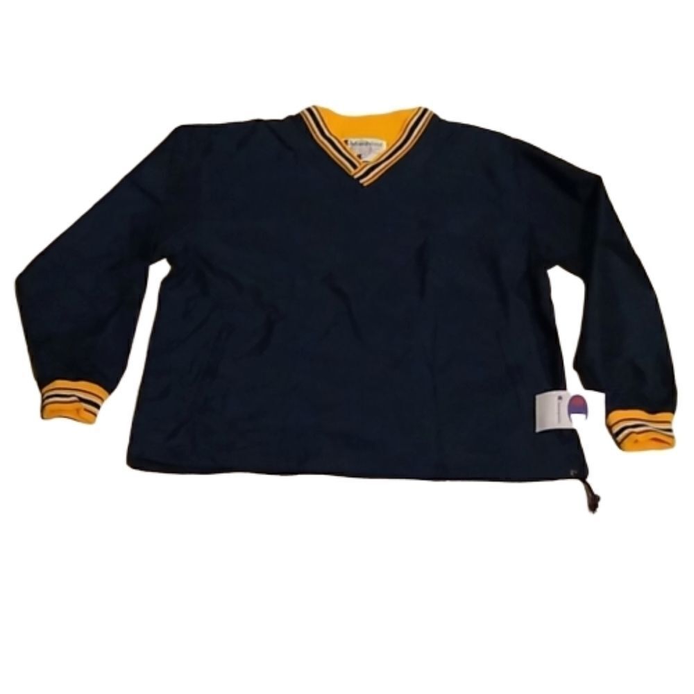 Champion Vintage‎ 90s V-Neck Windbreaker XL NOS